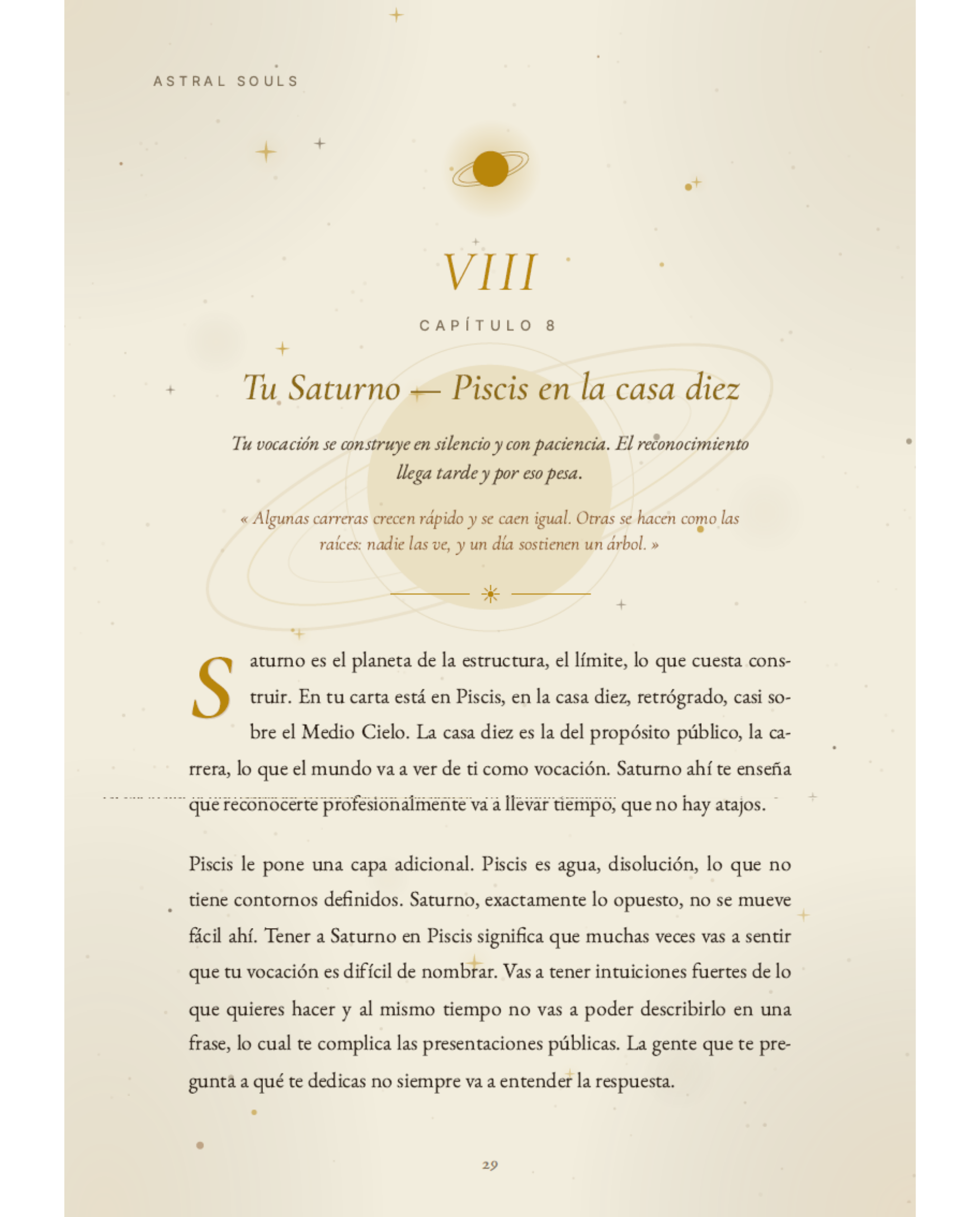Tu síntesis — Eso que aún no sabías de ti.
