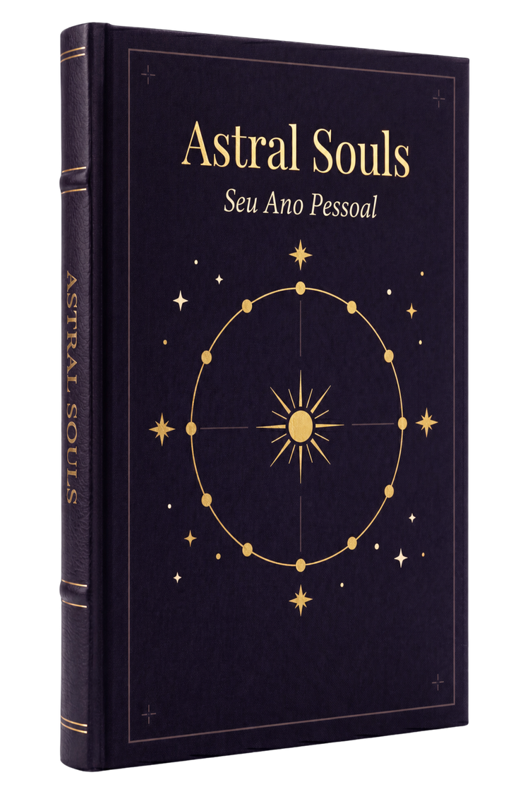 Livro Seu Ano Pessoal personalizado da Astral Souls
