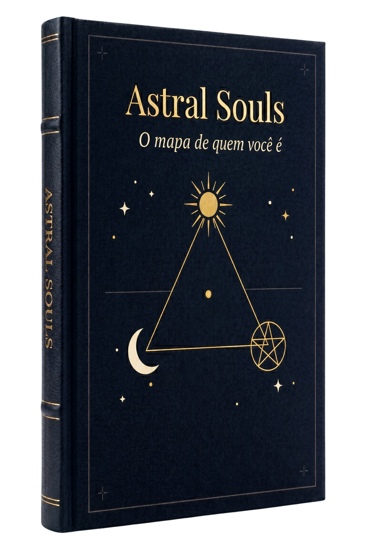 Capa do livro de Mapa Natal da Astral Souls
