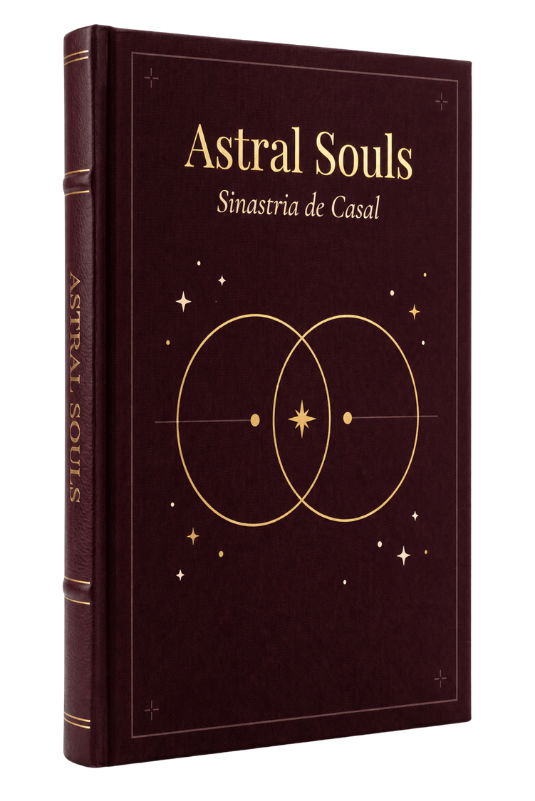 Livro Sinastria de Casal personalizado da Astral Souls