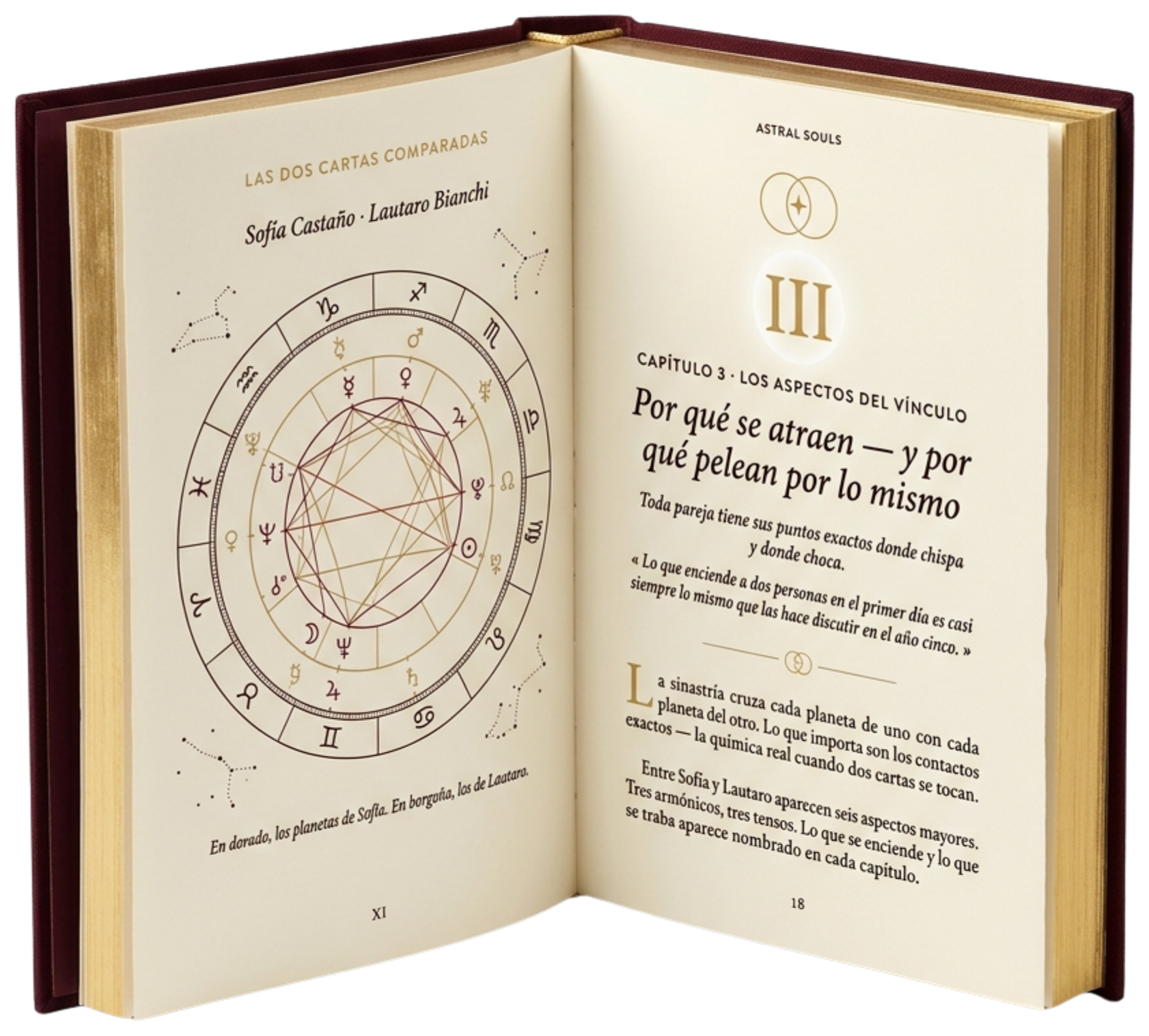 Libro abierto en una página interior