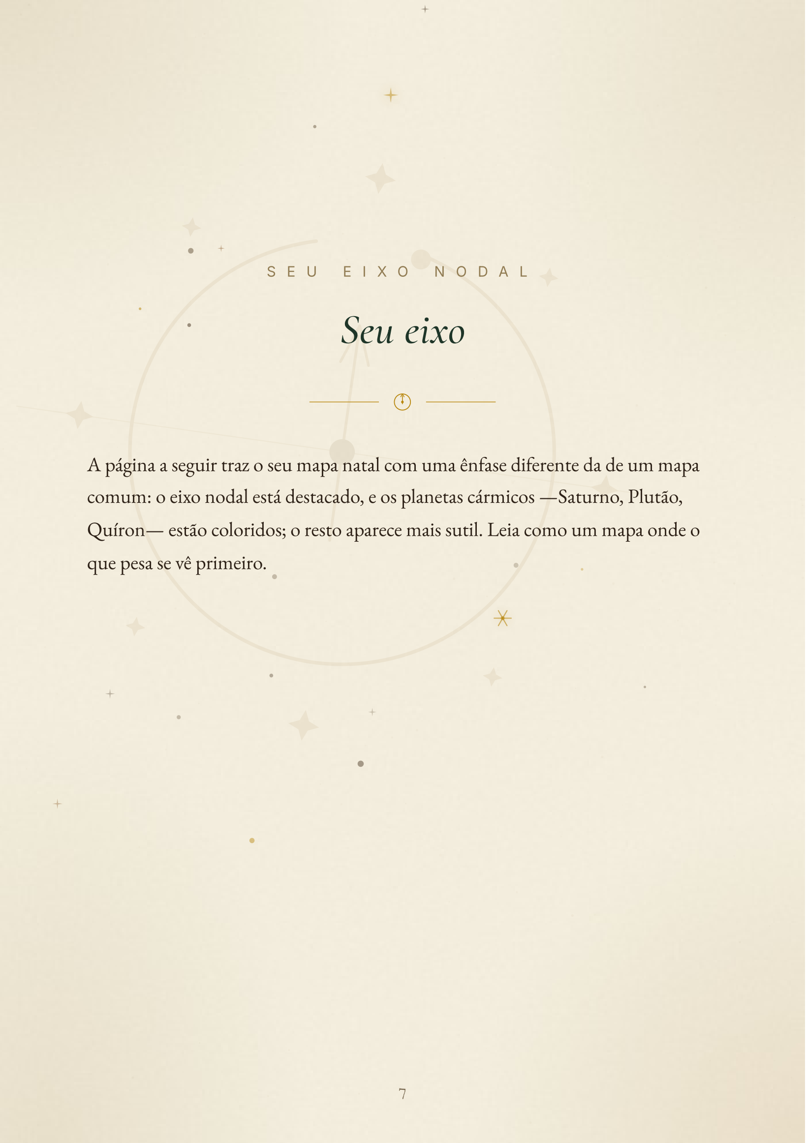 Seu Nodo Sul — O que sua alma traz de antes, lido em detalhe.
