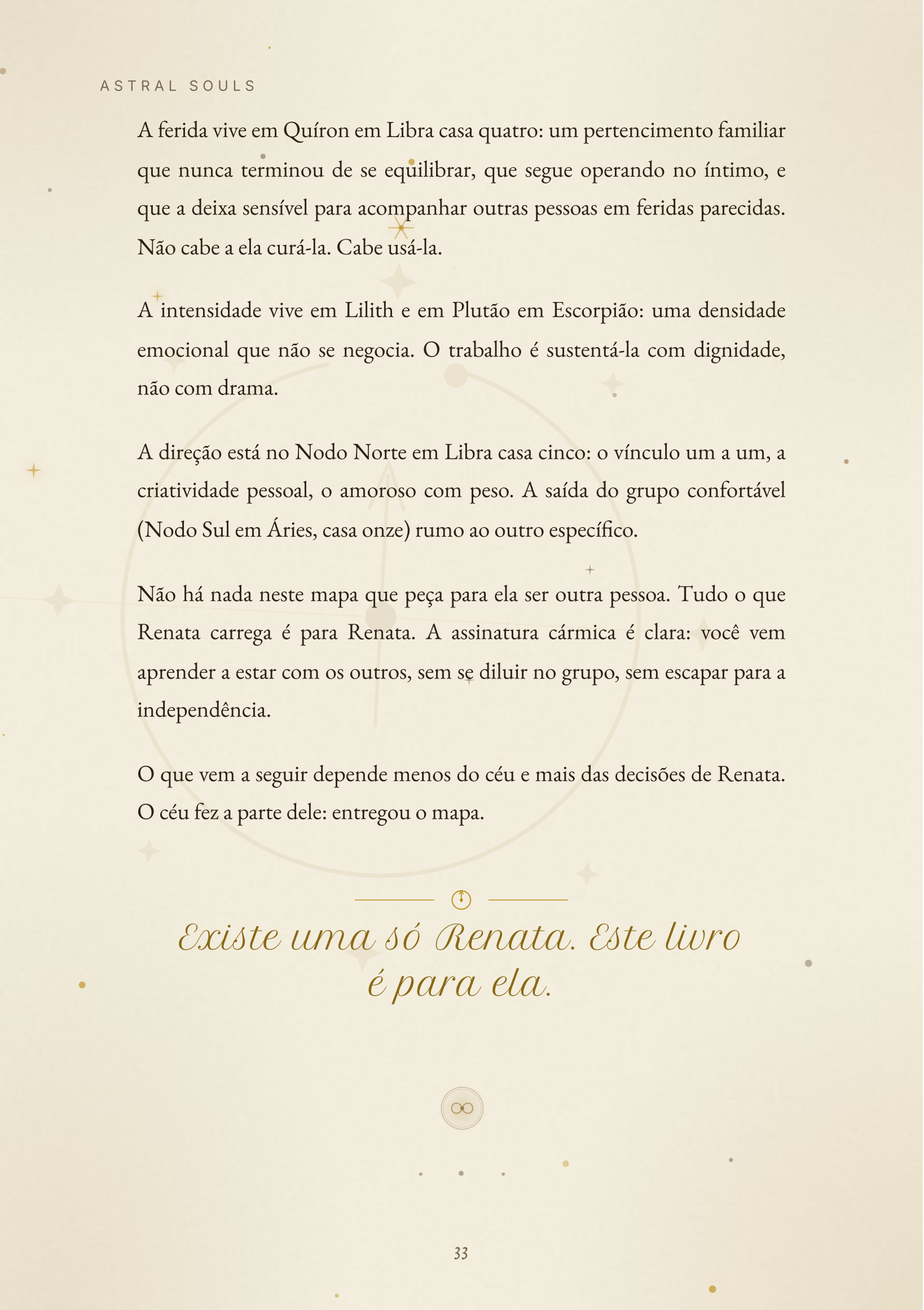 Sua ferida mais antiga — Quíron: a dor que vem de outra vida.